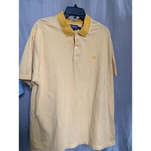 Yellow Vintage Chaps Ralph Lauren Polo Shirt – Size XL